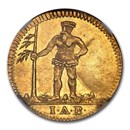 1732 German States Brunswick Gold Pfennig MS-62 NGC 1732 German States Brunswick Gold Pfennig MS-62 NGC